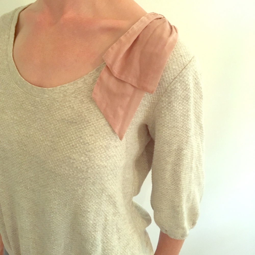Anthropologie Bow Sweatshirt